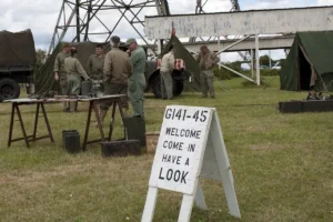 The general display area for the GI41-45 re-enactment group.