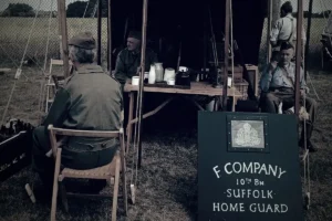 F Company Suffolk Home Guard re-enactment group display