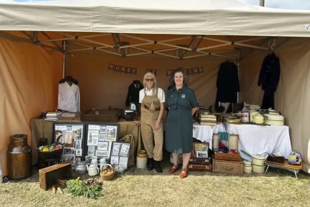Suffolk Women's Land Army display.